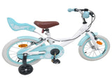 Kids Bike 14 Inches for 3-5 Years Old White 42009428