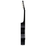ZNTS Classical Guitar for Beginner and Kids Black 1/2 34" 70126
