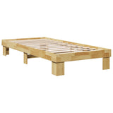 Bed Frame without Mattress 90x190 cm Solid Wood Oak 851957
