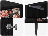 Bedside Cabinet BORNE 2 pcs Black Oak 36 x 33 x 51 cm 8007244