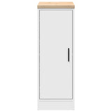 Garage Storage Cabinet White 30x51x85 cm Solid Wood Pine 860553