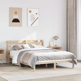 Bed Frame without Mattress 140x190 cm Solid Wood Pine 3306533
