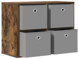 Sideboard with Drawer Smoked Oak 59.5 x 27 x 57 cm 8000536
