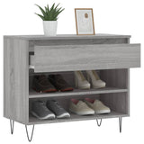 Shoe Cabinet Grey Sonoma 70x36x60 cm Engineered Wood 831442