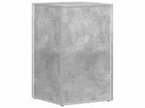 Side Shelf Concrete Grey 33 x 32 x 70.5 cm Engineered Wood 892410