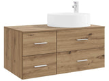 Bathroom Furniture Set 2 pcs Artisan Oak Engineered Wood 3404015