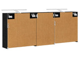 Bathroom Cabinet Set 3 pcs 116 x 16 x 62.5 cm Engineered wood 3403817