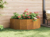 Planter Rusty 120 x 60 x 50 cm Weathering Steel 883709