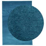 Rug OVIEDO Short Pile Turquoise 160x230 cm 375603