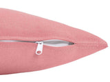 Cushion with Pillow HEERLEN 6 pcs Pink Fabric 924958
