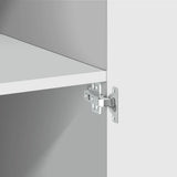 Highboard White 80x42.5x185 cm Engineered Wood 3281434