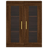 Wall Mounted Cabinet Brown Oak 69.5x34x90 cm 828475