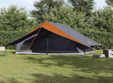 Family Tent with Roof Grey and Orange 315 x 286 x 200 cm 4100681