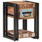 ZNTS Nightstands 2 pcs 40x40x40 cm Solid Reclaimed Wood 4016709