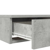 Bed Drawers Concrete Grey 90 x 36.5 x 16.5 cm Engineered Wood 866934
