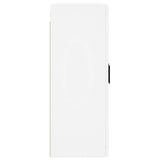 Wall Mounted Cabinets 2 pcs White Engineered Wood 3197945