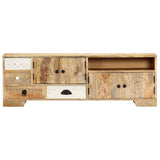 TV Cabinet 120x30x40 cm Solid Mango Wood 247744