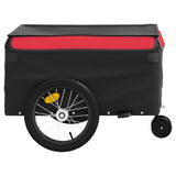 Bike Trailer Black and Red 45 kg Iron 94104