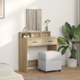 Dressing Table Sonoma Oak 79 x 41 x 140 cm Engineered Wood 865138