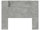 Headboard Concrete Grey Engineered Wood 3418653