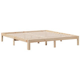 Bookcase Bed without Mattress 180x200cm Solid Wood Pine 3322607