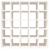 Wine Cabinet White 56x25x56 cm Solid Wood Pine 821538