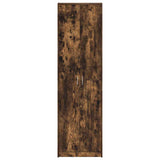 Wardrobe with Shelf Smoked Oak 55 x 25 x 189 cm Engineered Wood 3334012