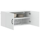 Wall Cabinet LUCCA White 80 x 31 x 40 cm Engineered Wood 884934