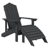 Garden Chair Anthracite HDPE , steel 3095713