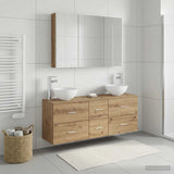 Bathroom Furniture Set 4 pcs Artisan Oak 3406710