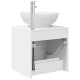 Wall-Mounted Sink Vanity White 49.5 x 44.5 x 66.5 cm 890302
