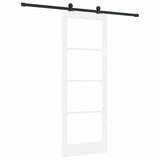 Sliding Door ORKDAL White and Black 78 x 211 cm 3332022