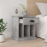 Bedside Cabinets 2 pcs Concrete Grey 43x36x50 cm 816353