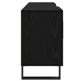 TV Cabinet Black Oak 150 x 30 x 50 cm Engineered Wood 879600