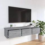 Wall Cabinet Grey Sonoma 88x26x18,5 cm Engineered Wood 815082