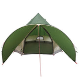 Teepee Tent 5-Person Green and Grey 415 x 415 x 247 cm 42004011