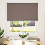 ZNTS Roller Blind Blackout Coffee 140x130 cm Fabric Width 136.6 cm Polyester 4010980