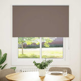 ZNTS Roller Blind Blackout Coffee 130x150 cm Fabric Width 126.6 cm Polyester 4011004