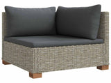 3 pcs Rattan Lounge Set with Cushions GENDT Natural Rattan 3429877