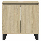 Bathroom Cabinet Sonoma Oak 58x33x60 cm Engineered Wood 849675