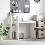 Desk with Shelf White 100 x 40 x 90 cm Engineered Wood 869314