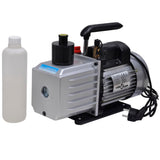 Vacuum Pump 100 L/min with 4-way Manifold Gauge Set in Tool Kit 3100291