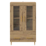Highboard with Drawer Artisan Oak 69.5 x 31 x 115 cm 882515