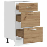 Bottom Cabinet Lyon Artisan Oak 40x46x81.5 cm Engineered Wood 854219