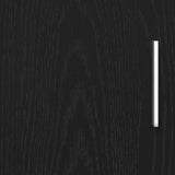 Aquarium Stand Black Oak 121x41x58 cm Engineered Wood 862154