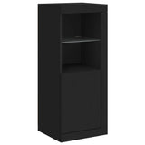 Sideboards with LED Lights 3 pcs Black Engineered Wood 3209129