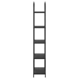 Bookshelf Black Oak 80 x 30 x 183 cm Engineered wood 879833