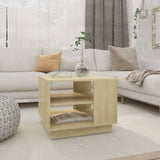 Coffee Table Sonoma Oak 55x55x43 cm Engineered Wood 810292