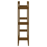 Firewood Rack Honey Brown 80x25x100 cm Solid Wood Pine 822420
