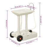 ZNTS Camping Hand Wash Stand with Dispenser 35 L 93020